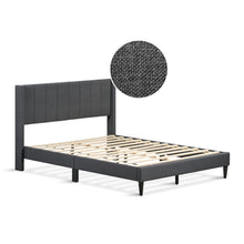 Load image into Gallery viewer, Linden Queen Bed Frame - Dark Grey