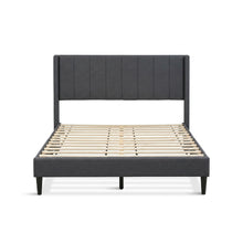 Load image into Gallery viewer, Linden Queen Bed Frame - Dark Grey