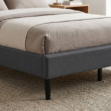 Load image into Gallery viewer, Linden Queen Bed Frame - Dark Grey