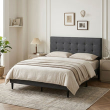 Load image into Gallery viewer, Kora Double Bed Frame - Dark Grey