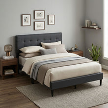 Load image into Gallery viewer, Kora Double Bed Frame - Dark Grey