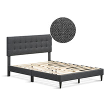 Load image into Gallery viewer, Kora Queen Bed Frame - Dark Grey