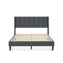 Load image into Gallery viewer, Rowen Double Bed Frame - Charcoal