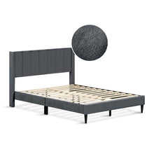 Load image into Gallery viewer, Rowen Double Bed Frame - Charcoal