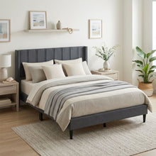 Load image into Gallery viewer, Rowen Queen Bed Frame - Charcoal