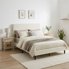 Load image into Gallery viewer, Lumen Double Bed Frame - Cream
