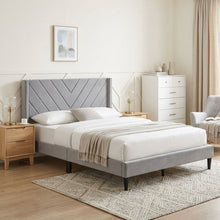 Load image into Gallery viewer, Haven Double Bed Frame - Grey