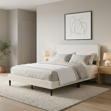 Load image into Gallery viewer, Lumen Queen Bed Frame - Cream