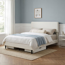 Load image into Gallery viewer, Lumen Queen Bed Frame - Cream