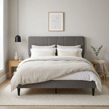 Load image into Gallery viewer, Sable Double Bed Frame - Grey