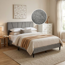 Load image into Gallery viewer, Sable Double Bed Frame - Grey