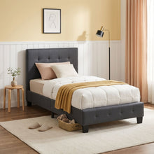 Load image into Gallery viewer, Ridge Single Bed Frame - Dark Grey