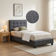 Load image into Gallery viewer, Ridge Single Bed Frame - Dark Grey
