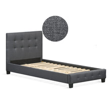 Load image into Gallery viewer, Ridge Single Bed Frame - Dark Grey