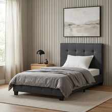 Load image into Gallery viewer, Ridge King Single Bed Frame - Dark Grey