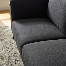 Load image into Gallery viewer, Brulo Linen 3 Seater Sofa - Dark Grey