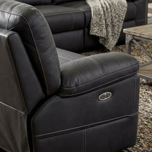 Load image into Gallery viewer, 23024-kingston-electric-recliner-corner-sofa-black-2604201