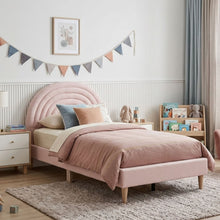 Load image into Gallery viewer, Lydia King Single Bed Frame - Pink