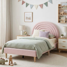 Load image into Gallery viewer, Lydia King Single Bed Frame - Pink