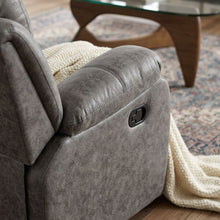 Load image into Gallery viewer, 23027-b-wilson-manual-2-seater-recliner-sofa-brown-2604201