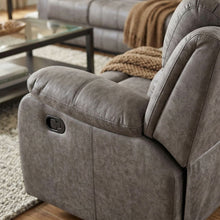 Load image into Gallery viewer, 23027-c-wilson-manual-3-seater-recliner-sofa-brown-2604201