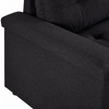 Load image into Gallery viewer, Murphy 3 Seater Sofa Bed with Storage - Black