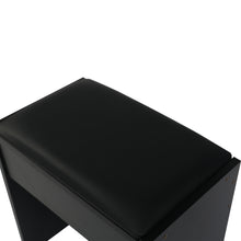 Load image into Gallery viewer, Gardenia 2 Piece Dressing Table with Mirror &amp; Stool Set - Black (p1=0.055m³-20.0kg)(p2=0.059m³-17.5kg)(T=0.114m³-37.5kg)