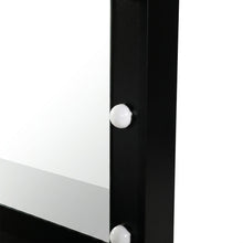 Load image into Gallery viewer, Comfrey 2 Piece Dressing Table with Mirror &amp; Stool Set - Black