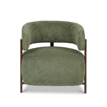 Load image into Gallery viewer, Elow Velvet Armchair - Olive Green