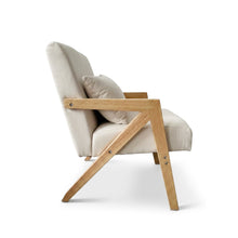 Load image into Gallery viewer, Aalto Velvet Armchair - Beige