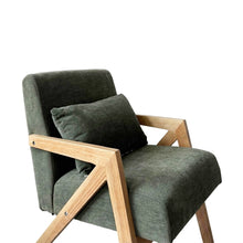 Load image into Gallery viewer, Aalto Velvet Armchair - Dark Green