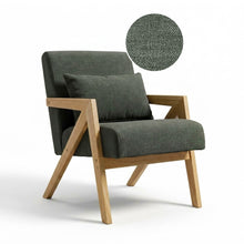 Load image into Gallery viewer, Aalto Velvet Armchair - Dark Green