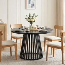 Load image into Gallery viewer, Arluna Round Dining Table 100x75cm - Black