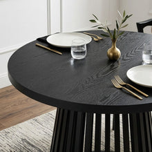 Load image into Gallery viewer, Arluna Round Dining Table 100x75cm - Black