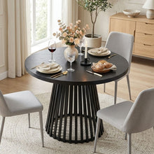 Load image into Gallery viewer, Arluna Round Dining Table 100x75cm - Black