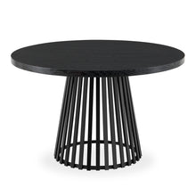 Load image into Gallery viewer, Arluna Round Dining Table 120x75cm - Black