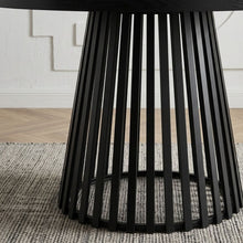 Load image into Gallery viewer, Arluna Round Dining Table 120x75cm - Black