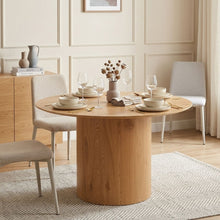 Load image into Gallery viewer, Solix Round Dining Table 120x75cm - Oak