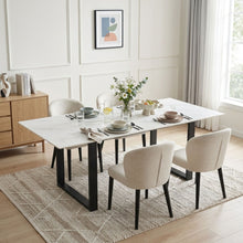 Load image into Gallery viewer, Bridger Matt Ceramic Dining Table 180 x 90cm - Snow White