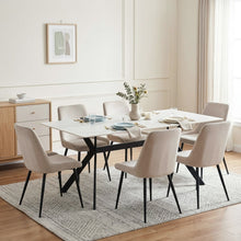 Load image into Gallery viewer, Xenova Rectangle Ceramic Dining Table 180x90cm - White