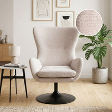 Load image into Gallery viewer, Arcus Velvet Armchair - Light Khaki