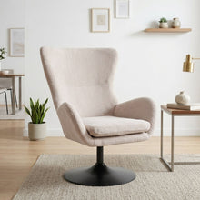 Load image into Gallery viewer, Arcus Velvet Armchair - Light Khaki