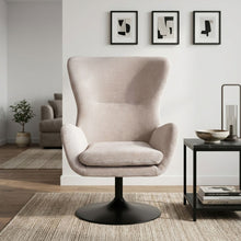 Load image into Gallery viewer, Arcus Velvet Armchair - Light Khaki