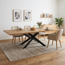 Load image into Gallery viewer, Croscen Rectangle Dining Table 240x95cm - Oak