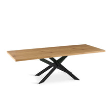 Load image into Gallery viewer, Croscen Rectangle Dining Table 240x95cm - Oak