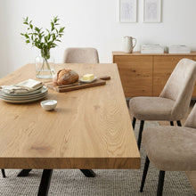 Load image into Gallery viewer, Croscen Rectangle Dining Table 240x95cm - Oak