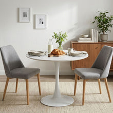 Load image into Gallery viewer, Tulesso Round Dining Table 80x75cm - Snow White