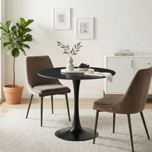 Load image into Gallery viewer, Tulesso Round Dining Table 80x75cm - Golden Black