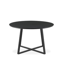 Load image into Gallery viewer, Crastin Round Dining Table 120x75cm - Black
