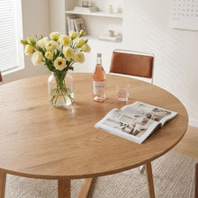 Load image into Gallery viewer, Crastin Round Dining Table 120x75cm - Oak